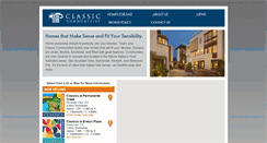 Desktop Screenshot of classiccommunities.net